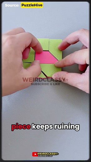 Can you build a square using only one color #Puzzles #IQ #iqtest