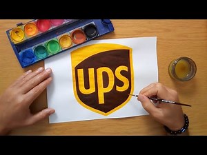 How to draw the UPS logo