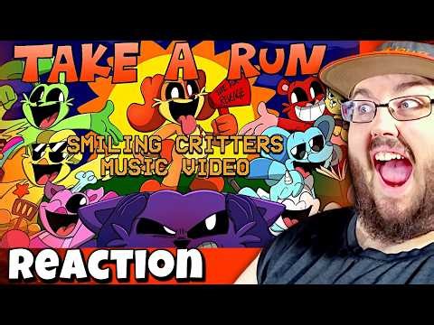 TAKE A RUN by RecD (FULL VERSION) Smiling Critters Fan Song & Poppy Playtime cartoon short REACTION!