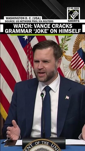 “It’s attorneys general right not attorney generals”: WATCH! Vance cracks grammar ‘joke’ on himself