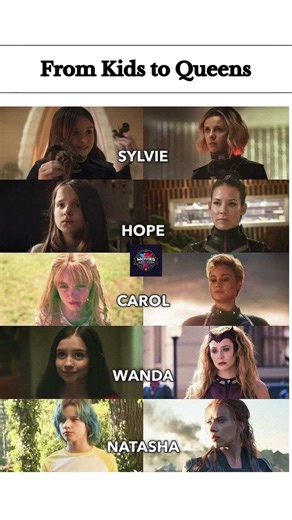 Young vs Adult MCU Heroines – Sylvie, Hope, Carol, Wanda & Natasha Transformation 😱🔥