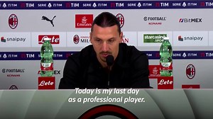 AC Milan's Sweden striker Zlatan Ibrahimovic said he had decided to end his playing career at the age of 41 after a trophy-laden career at some of Europe's top clubs https://reut.rs/43FcHob | Reuters