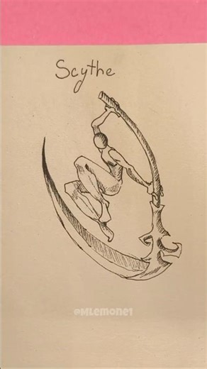 How To Draw body with (Scythe, Mallet, Hands) #drawing #howtodraw #shorts #sketch #tutorial