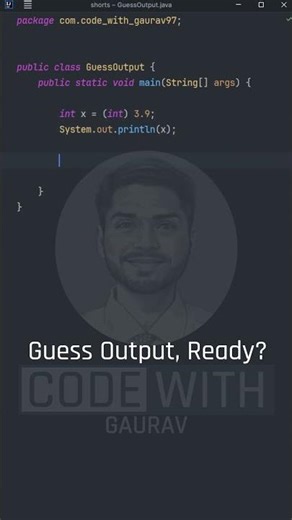 Can You Predict This Casting Output? 😵 | Java Primitive Casting #Shorts