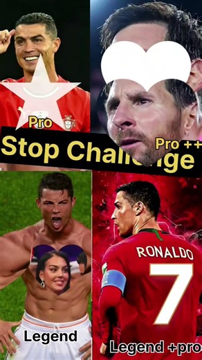 Stop Challenge #ronaldo #messi