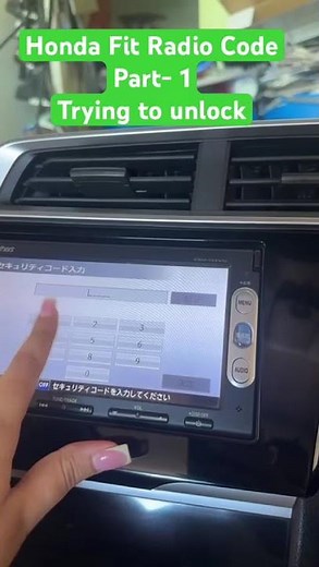 Unlocking Honda Fit Radio 2014/2015 online