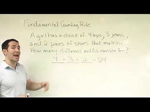 Fundamental counting principle