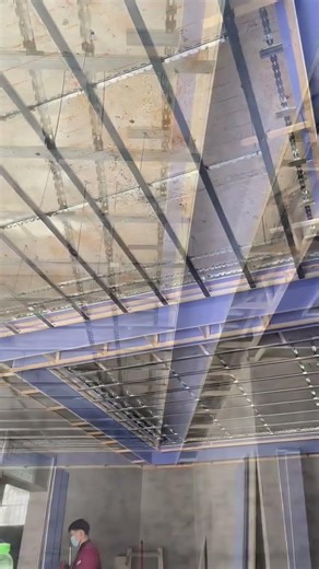 5m x 8m Living Room Suspended Ceiling Frame Completed | Light Steel + Wooden Frame Perfection