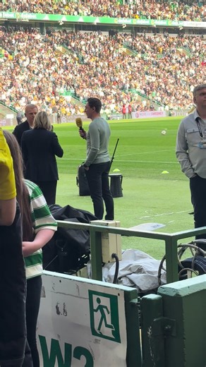 Celtic FC Fans Celebrate Champions Victory