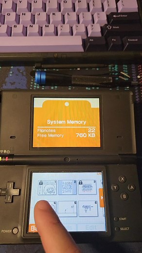 Grenade Pin Removal Disaster in Flipnote Studio DSI