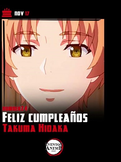Cumpleaños Anime Hoy: ¿Qué Personajes Nacieron el 17 de Noviembre?