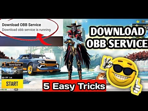 OBB SERVICE IS RUNNING | DOWNLOAD OBB SERVICE | PUBG MOBILE 2025