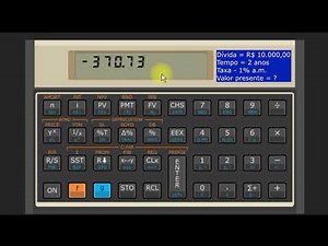 How to calculate Present Value on the hp 12c financial calculator