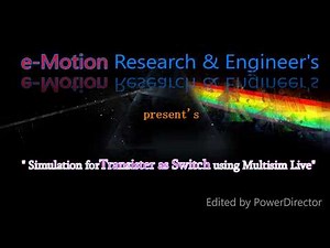 Simulation of "Transistor as Switch" using NI Multisim Live