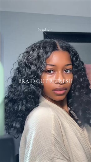 Weekend Hair Refresh with a Braid Out