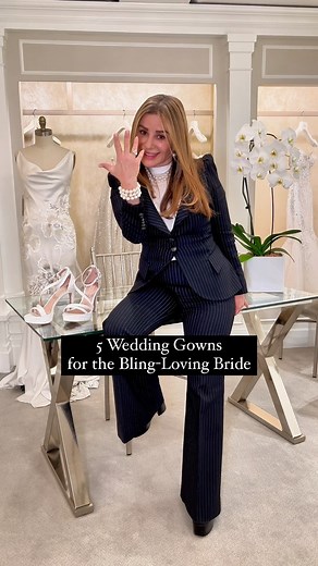 131K views · 3.4K reactions | 5 wedding gowns for the ✨bling-loving✨...