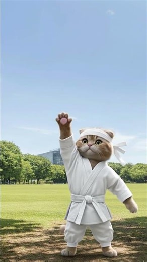 Cat Ninja – Secret Technique | 貓咪忍者－忍法 🐾 | 忍者ネコの忍法！ #ai #cat #little