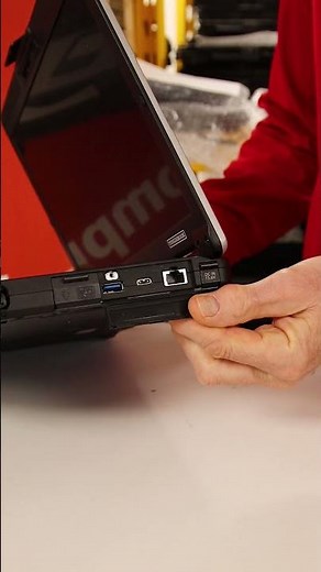 Where To Find The Ethernet Port on Your Panasonic Toughbook FZ-55!