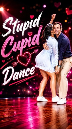💃❤️ Stupid Cupid – Adorable Couple Dance 🕺 Timeless Retro Romance #shorts