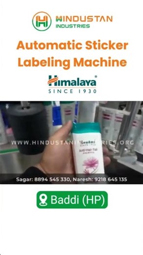Automatic Sticker Labeling Machine for Himalaya