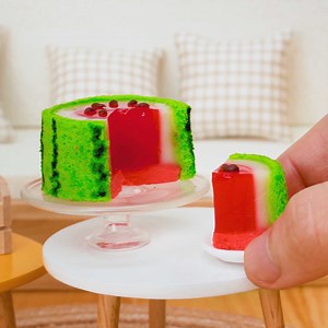 4.4M views · 31K reactions | Mini Watermelon Cake Decorating | Teeny Cakes | Facebook
