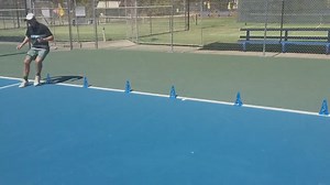 2.9K views · 95 reactions | Try these lateral movement drills. For help improving your court movement. https://www.memberstennisfitness.com/speed-agility-power --- | Tennis Fitness | Facebook