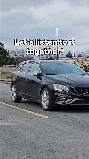Volvo S60 T6 catless exhaust sound #tankgarage #volvo