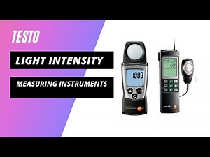 Testo | Light Intensity Measuring Instruments | Types of Light Intensity Measuring Instruments