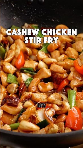 Restaurant Style Cashew Chicken stir fry in 30 minutes!