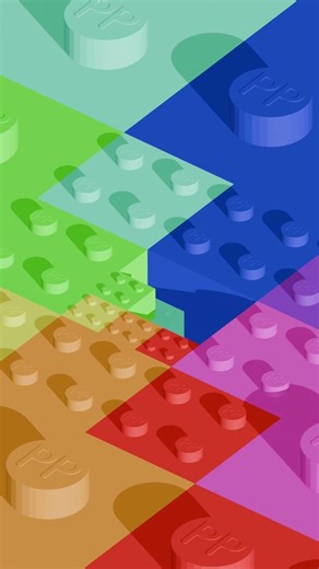 The Most Satisfying Geometric Loop 🧱✨ #asmr #satisfying #blender3d#lego #games #relaxing