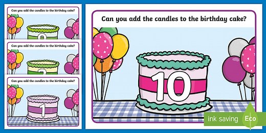 Birthday Cake Modelling Dough Mats