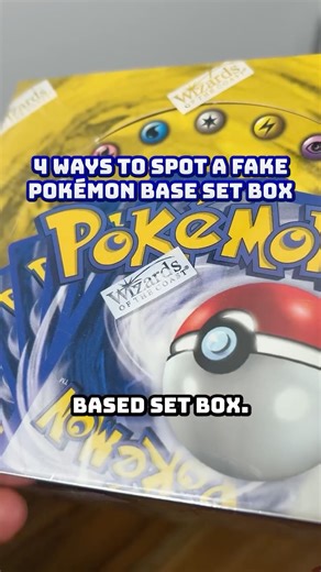 E&A Collectibles | Vintage Pokemon Cards Store | Before you drop thousands on a Base Set booster box…🧠💸 Here are 4 expert tips to spot a fake Base set booster box, a highly sought after... | Instagram