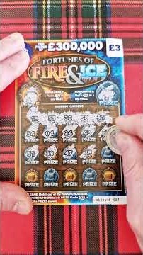 £3 National Lottery Scratch Card #scratchcards #lottery #nationallottery #shorts