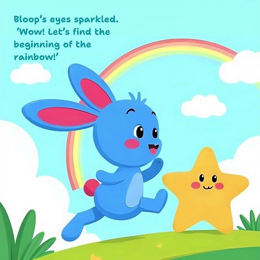 Twinkle & Bloop’s Rainbow Ride | Magical Bedtime Story for Kids