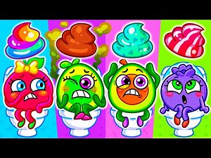 📖🥑Potty Time Songs & Stories with Pit & Penny🚽🎶 Happy Habits Hub