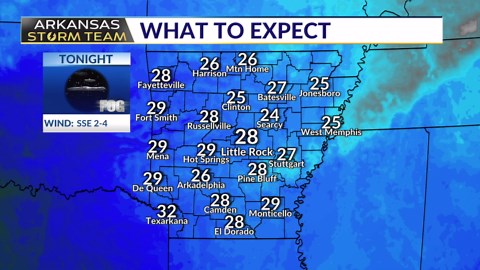Areas of freezing fog possible Wednesday morning