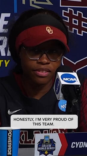 Cydney Sanders reflects on career after OU’s season-ending loss to Texas Tech in WCWS. | OU Daily
