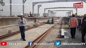 288K views · 10K reactions | बुलेट ट्रेन को पीछे छोड़ पहले आएगी रैपिड रेल : रैपिड रेल का Guldhar स्टेशन अंतिम चरण में | RRTS Rail laying process is in fast pace in the priority corridor. A mobile flash welding plant has been established on the viaduct between Guldhar and Duhai RRTS stations. #RRTS #rapidrail #guldharrrtsstation | News Station | Facebook