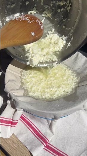 Homemade cottage cheese #recipe
