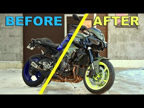 YAMAHA MT-10 Color Change/Tuning/Vinyl Wrap