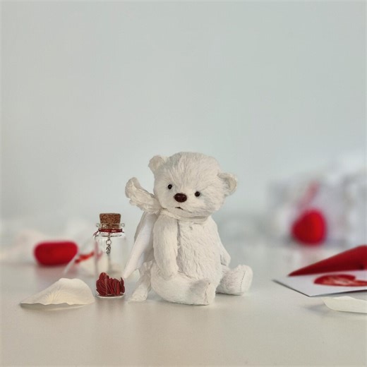 Cupid Teddy Bear – Handmade Artist Bear - Etsy
