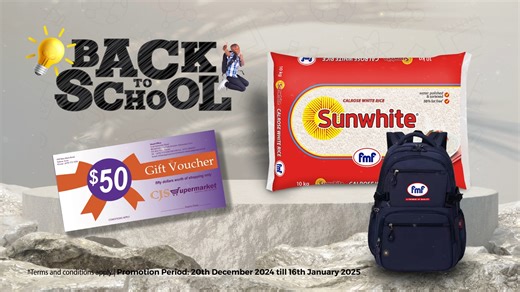🎒✨ Back-to-School Just Got a Whole Lot More Exciting! ✨🎒 Turn your back-to-school prep into a prize-winning adventure! Stock up on FMF Calrose 10kg Rice from any CJS Supermarket and get a chance to WIN amazing prizes! 🎁 Don’t miss out — shop, win, and make this season unforgettable! 🥳🍚 Click on the below linnk to enter https://promotions.fmf.com.fj/Promotion/PopulatedForm?id=31 FMFCalroseRice #BackToSchool #ShopAndWin #ExcitingPrizes | FMF Foods Limited