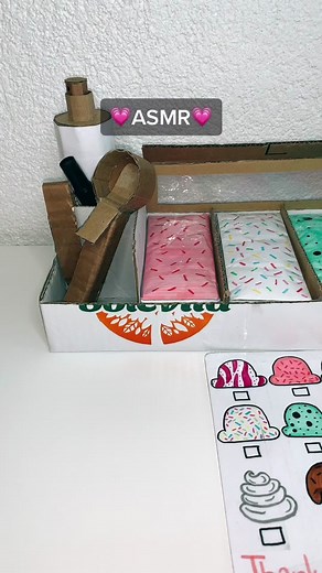 DIY Cardboard Ice Cream Stand Tutorial | ASMR Craft Ideas