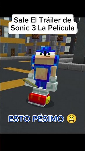 La Nariz De Sonic | #sonicthehedgehog #sonicmovie3 #minecraft #shorts