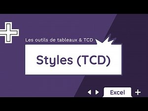 L'outil Styles (TCD) - Tuto Excel