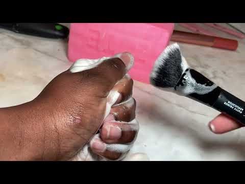 How to Clean Makeup Brushes with ZOTE Soap Deep Clean + How to make liquid Zote Soap @ Walmart