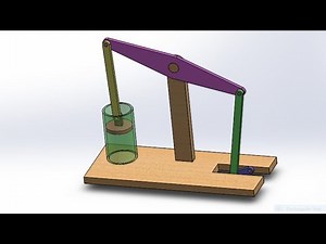 Solidworks Beam engine mechanism tutorial