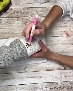 56K views · 2.4K reactions | Snowman Creamer Bottle - Sorry about the excessive sound in the background (it’s my elf helpers lol) | Creating Through Chaos | Facebook