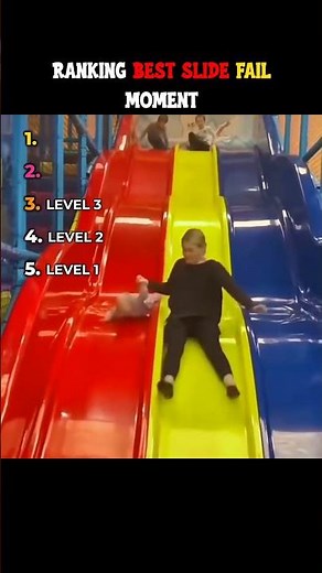 Ranking best slide fail moments #shorts #ranking #slide #fail