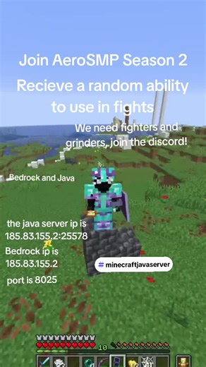 Check bio for discord #minecraft #javaserver#minecraftjavaserver #bedrockserver#strongest